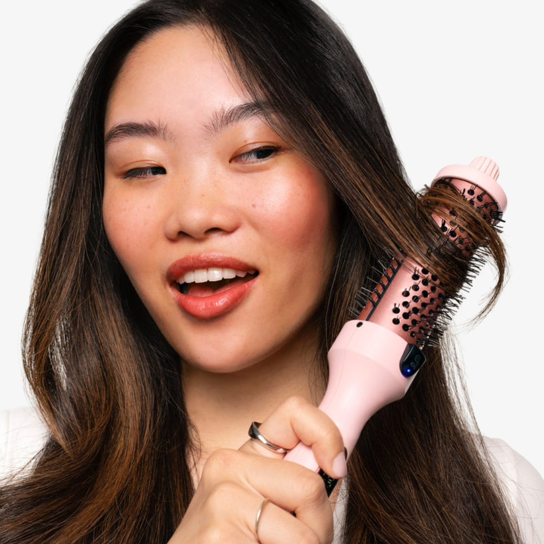 3-in-1 Pro Negative Ion Two PTC Heaters Thermal Brush