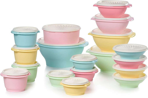 Tupperware Vintage Servalier Bowl | 32-Piece Set