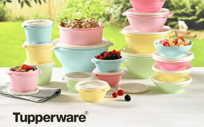 Tupperware Vintage Servalier Bowl | 32-Piece Set